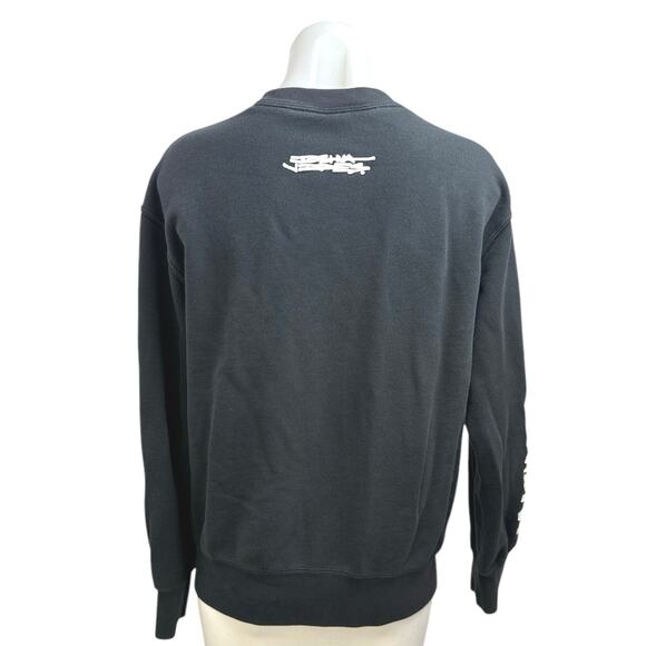 UT Uniqlo x Disney Women's Black Mickey Mouse Pullover Sweatshirt Top Size L - Picture 3 of 6